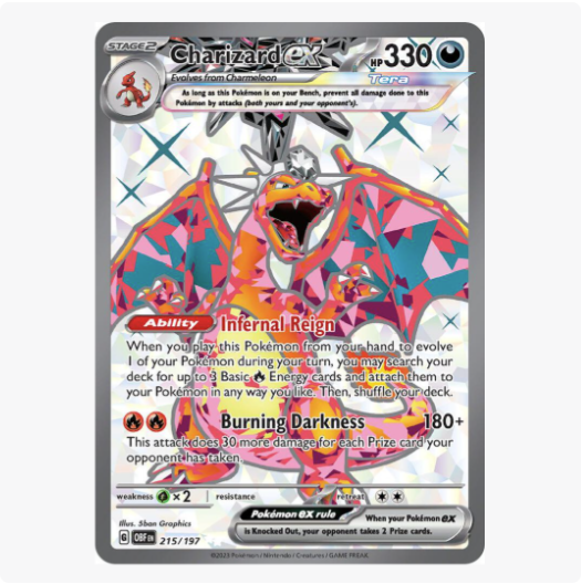 Charizard ex - 215/197 - SV03: Obsidian Flames (OBF)