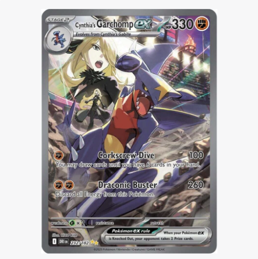 Cynthia's Garchomp ex - 232/182 - SV10: Destined Rivals